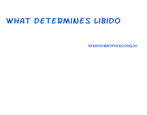 What Determines Libido