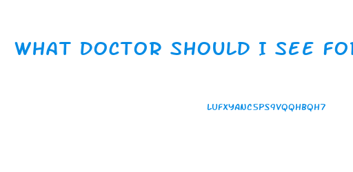 What Doctor Should I See For Lack Of Sex Drive