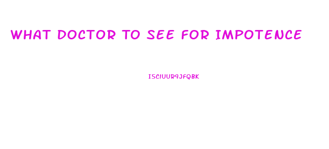 What Doctor To See For Impotence