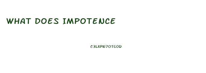 What Does Impotence