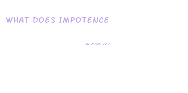 What Does Impotence