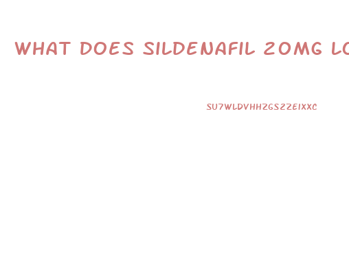 What Does Sildenafil 20mg Look Like