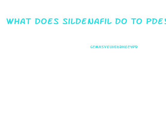 What Does Sildenafil Do To Pde5