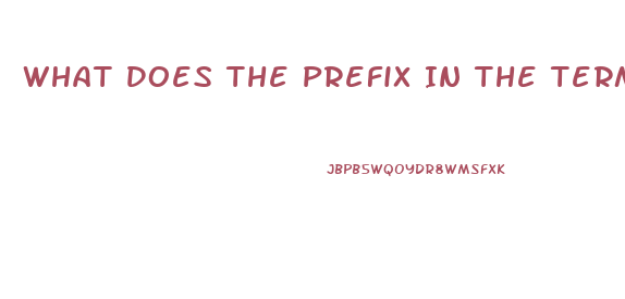 What Does The Prefix In The Term Dysfunction Mean