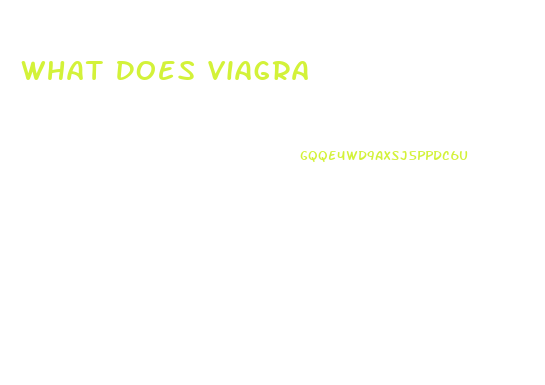 What Does Viagra