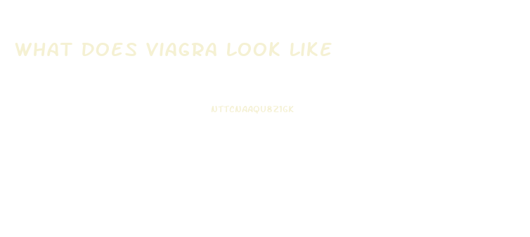 What Does Viagra Look Like