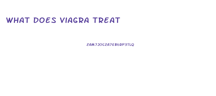 What Does Viagra Treat