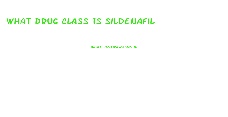 What Drug Class Is Sildenafil