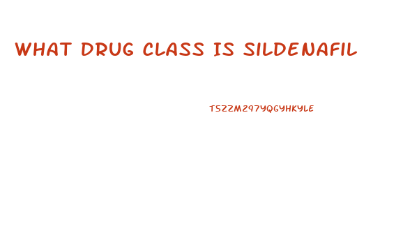 What Drug Class Is Sildenafil