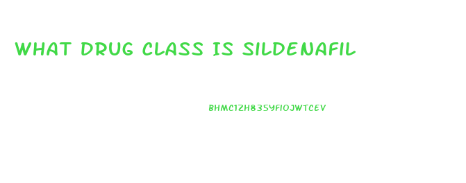 What Drug Class Is Sildenafil