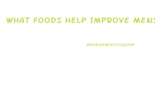 What Foods Help Improve Mens Impotence