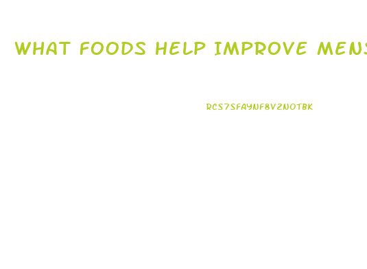 What Foods Help Improve Mens Impotence