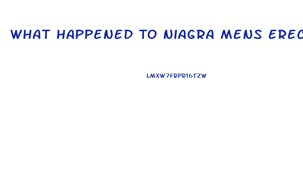 What Happened To Niagra Mens Erection Pills