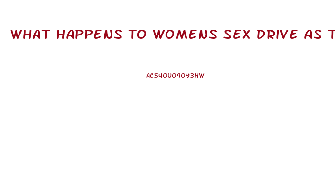 What Happens To Womens Sex Drive As Thry Age