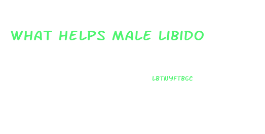 What Helps Male Libido
