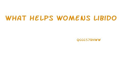 What Helps Womens Libido