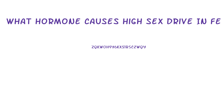 What Hormone Causes High Sex Drive In Females
