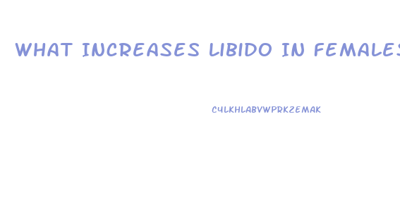 What Increases Libido In Females