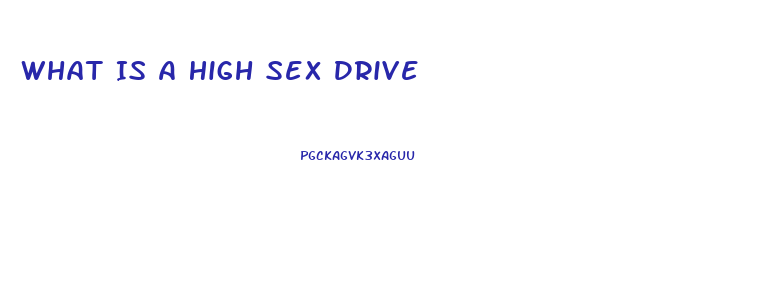 What Is A High Sex Drive