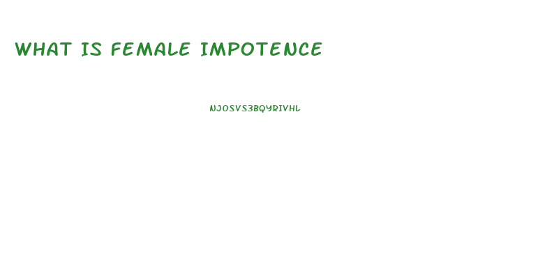 What Is Female Impotence