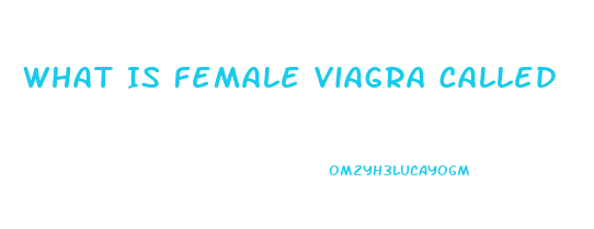 What Is Female Viagra Called