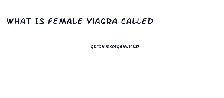 What Is Female Viagra Called