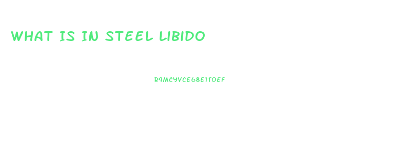 What Is In Steel Libido