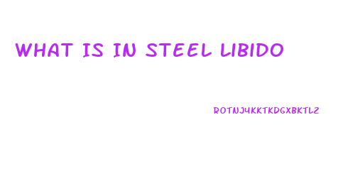 What Is In Steel Libido
