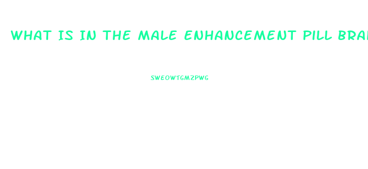 What Is In The Male Enhancement Pill Brahma