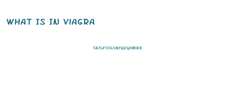 What Is In Viagra