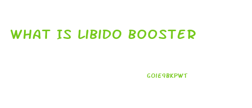 What Is Libido Booster