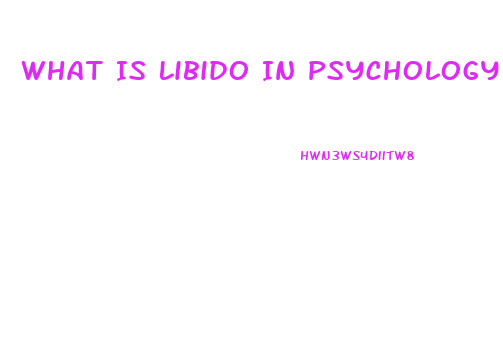 What Is Libido In Psychology