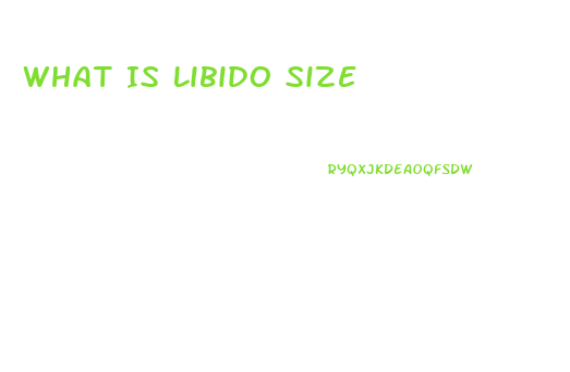 What Is Libido Size