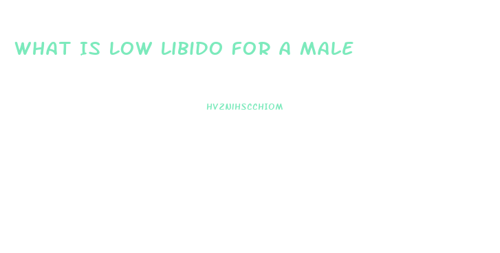 What Is Low Libido For A Male