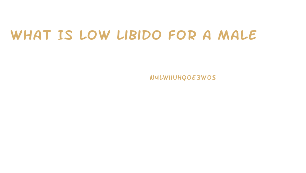 What Is Low Libido For A Male