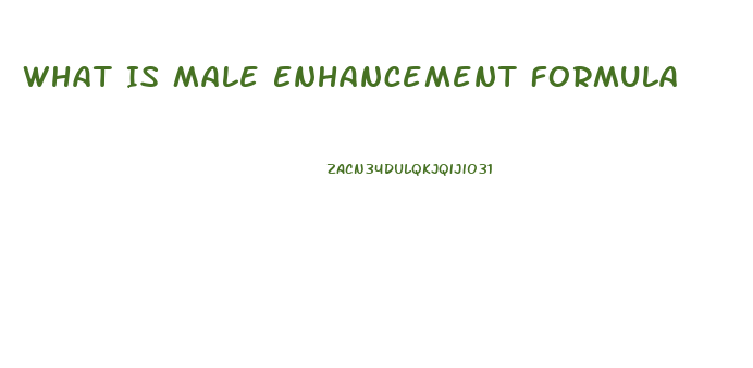 What Is Male Enhancement Formula