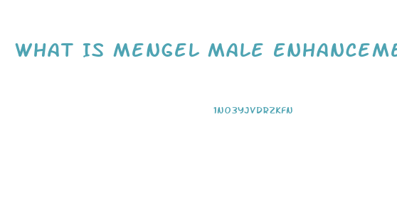 What Is Mengel Male Enhancement