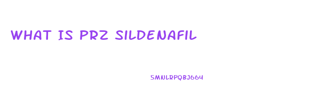 What Is Prz Sildenafil