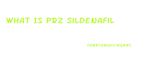 What Is Prz Sildenafil