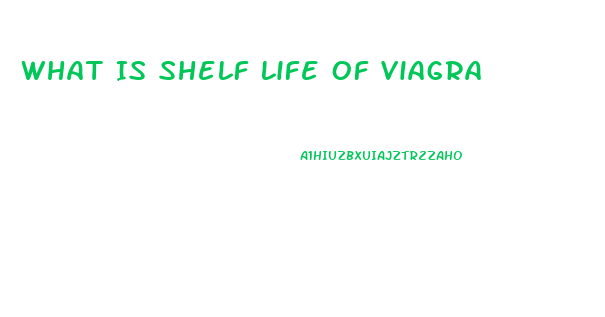 What Is Shelf Life Of Viagra