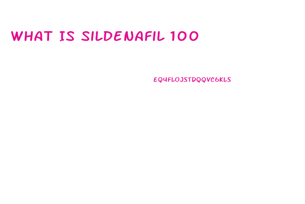 What Is Sildenafil 100