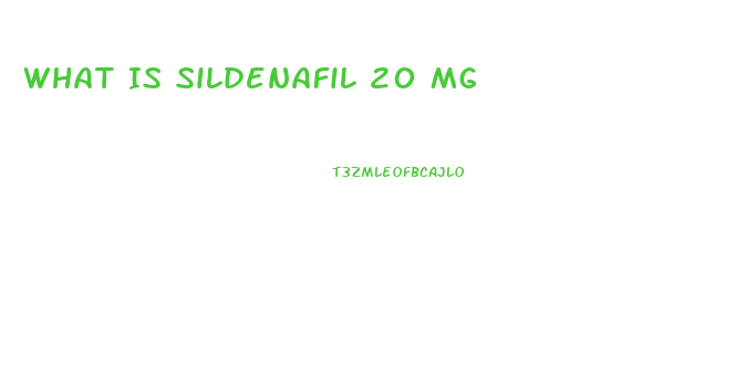 What Is Sildenafil 20 Mg