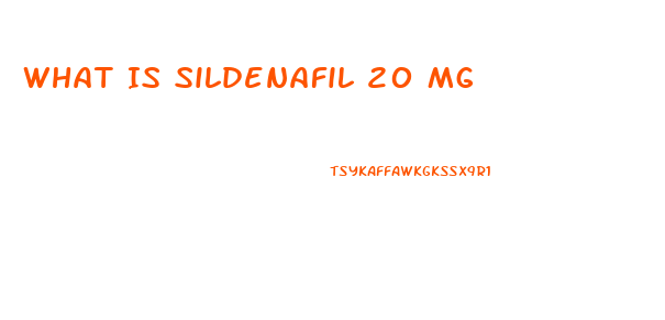 What Is Sildenafil 20 Mg