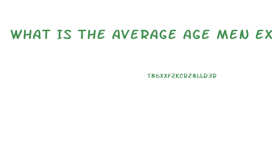 What Is The Average Age Men Experience Impotence