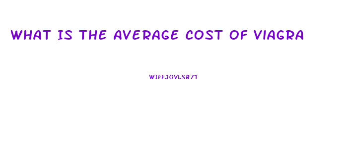 What Is The Average Cost Of Viagra