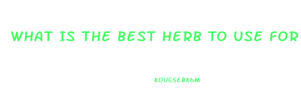 What Is The Best Herb To Use For Impotence