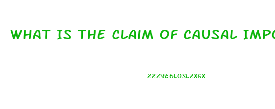 What Is The Claim Of Causal Impotence