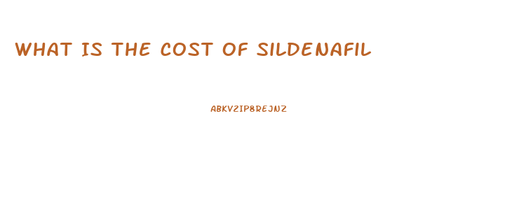 What Is The Cost Of Sildenafil