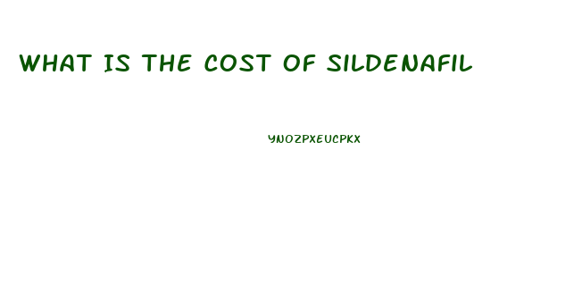 What Is The Cost Of Sildenafil