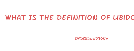 What Is The Definition Of Libido